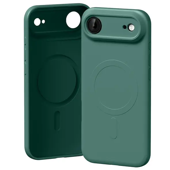 Etui Mercury Semi-Silicone MagSafe do iPhone 17 Air zielony