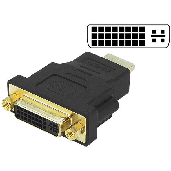 92-102# Przejście hdmi wtyk - dvi gniazdo