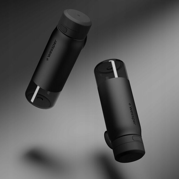Butelka filtrująca Wessper B2 TRITAN Actitex™ 700ml Black (WES273-700-BK_K)
