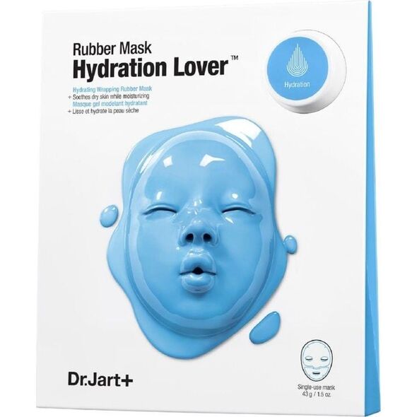 Dr. Jart+ Maseczka do twarzy Hydration Lover Rubber Mask nawilżająca 5g + 43g