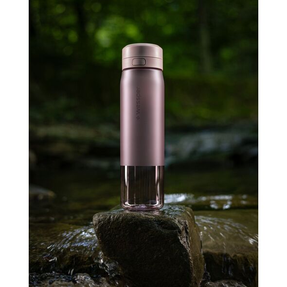 Butelka filtrująca Wessper B2 TRITAN Actitex™ 1000ml Pink (WES273-1000-PK_K)