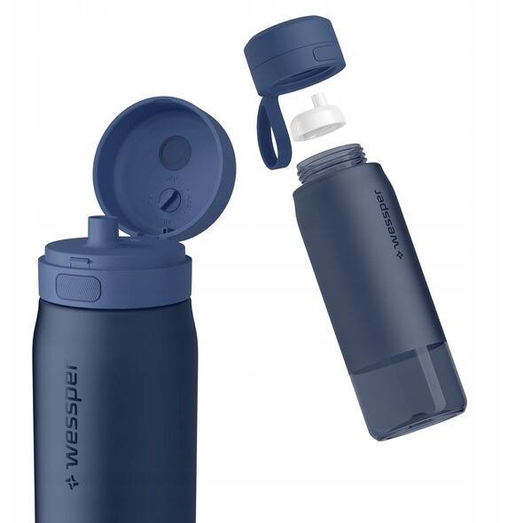Butelka filtrująca Wessper B2 TRITAN Actitex™ 700ml Blue (WES273-700-BL_K)