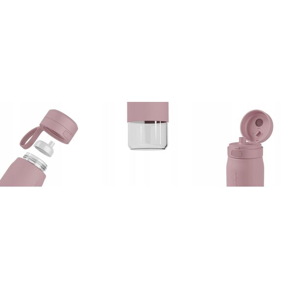 Butelka filtrująca Wessper B2 GLASS Actitex™ 700ml Pink (WES270-700-PK_K)