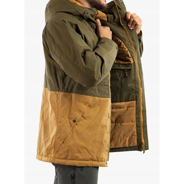 Kurtka ocieplana Fjallraven Vardag Lite Padded Jacket - green/brown