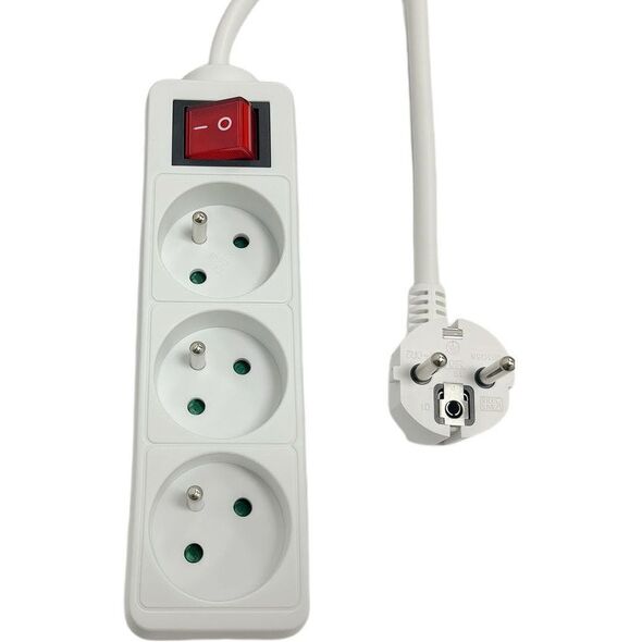 3-way Power Strip on/off