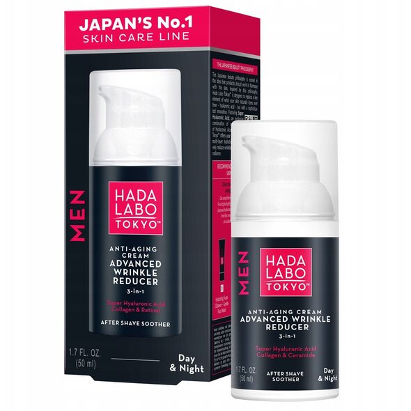 Hada Labo Tokyo, Men, Collagen, Anti-Aging, Day, Cream, Face, 50 ml For Women