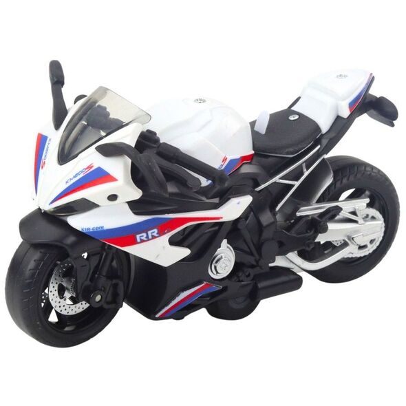 Motocykl Wyścigowy Sportowy Z Napędem Światła Dźwięki Mix LEAN Toys
