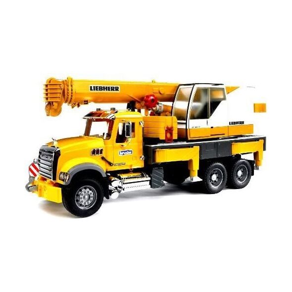Bruder MACK Granite z dźwigiem Liebherr (02818)