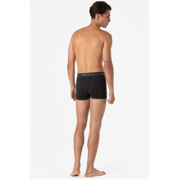 Bokserki termoaktywne Super.natural Tundra175 Boxer 2-Pack - jet black/jet black