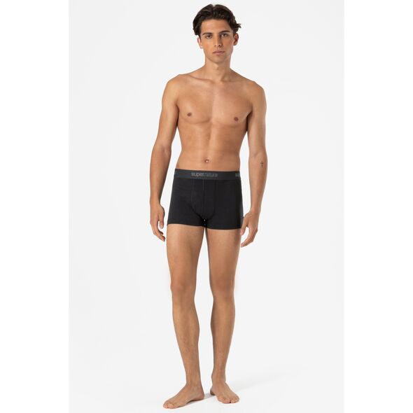 Bokserki termoaktywne Super.natural Tundra175 Boxer 2-Pack - jet black/jet black