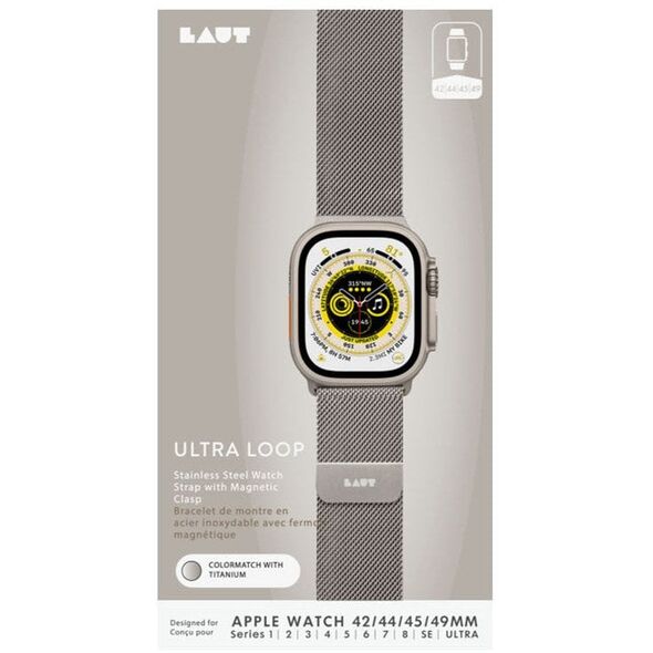 LAUT ULTRA LOOP Titanium steel band for Apple Watch Ultra