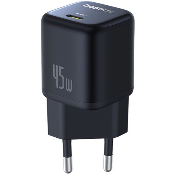 Baseus PicoGo GaN Ladegerät 45W EU Schwarz