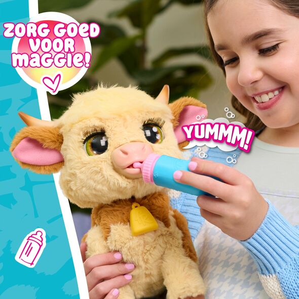 FurReal Maggie The Feed & Follow Cow