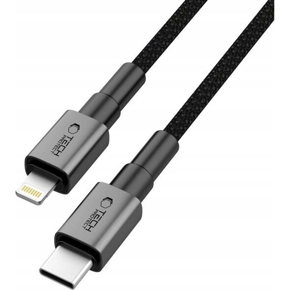 TECH-PROTECT ULTRABOOST DNA LIGHTNING CABLE PD27W/3A 25CM IRON GREY