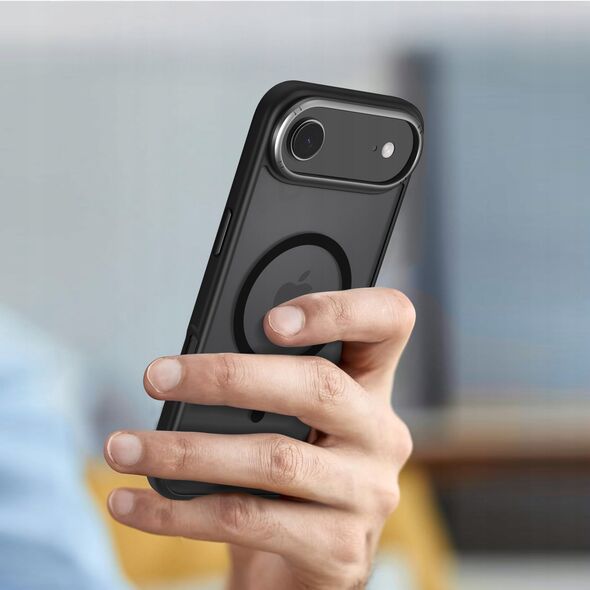 Etui Tech-Protect MagEdge MagSafe do Apple iPhone 17 Air Matte Black/gunmetal
