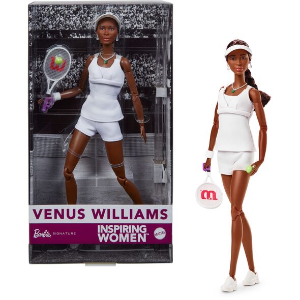 Barbie Venus Williams Lalka Inspiring Women HRM49