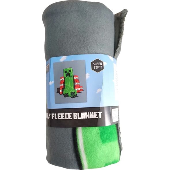 Jerry Fabrics Koc dziecięcy polarowy Minecraft 100x150 kocyk