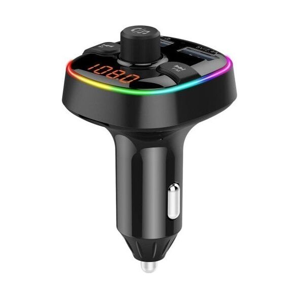 Transmiter FM OEM Transmiter FM MP3 z bluetooth 5.0 + czytnik kart pamieci + 2xUSB QC3.0 BC52L