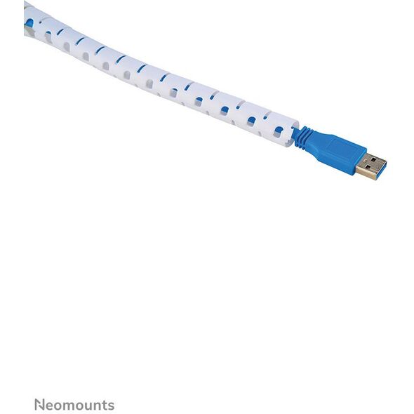 NEOMOUNTS Spiral Cable Wrap 15mm multiple cables white