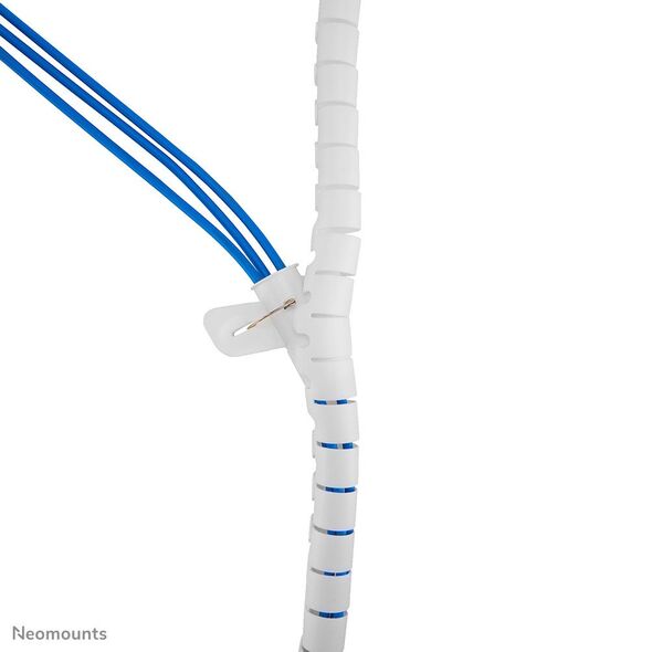 NEOMOUNTS Spiral Cable Wrap 25mm multiple cables white