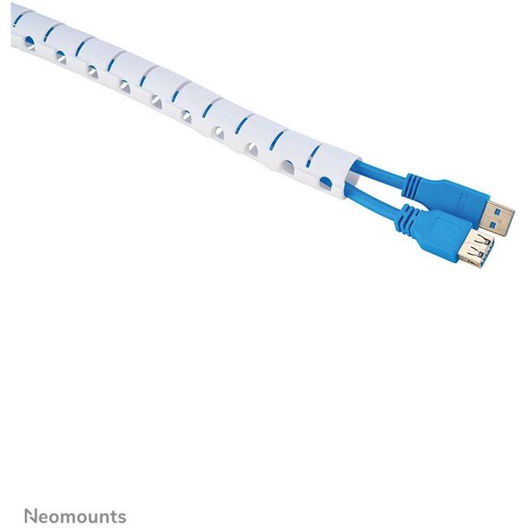 NEOMOUNTS Spiral Cable Wrap 20mm multiple cables white