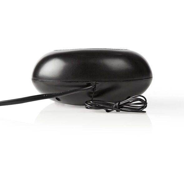 Radiobudzik Nedis CLAR001BK LED projekcja 2x budzik FM Czarny