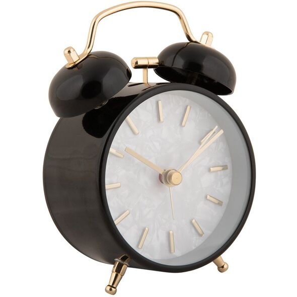 Budzik retro PEARL GLOW, Ø 8 cm