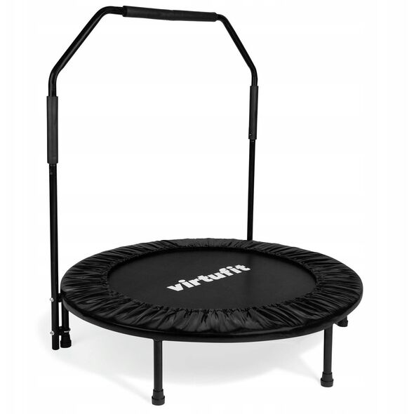 VIRTUFIT SKŁADANA TRAMPOLINA FITNESS Z UCHWYTEM 100 CM