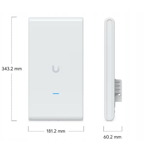 PUNKT DOSTĘPOWY UQ-U6-MESH-PRO UniFi Wi-Fi 6 2.4&nbsp|GHz, 5&nbsp|GHz, 573.5&nbsp|Mbps + 2400&nbsp|Mbps UBIQUITI