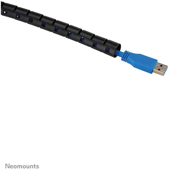 NEOMOUNTS Spiral Cable Wrap 15mm multiple cables black