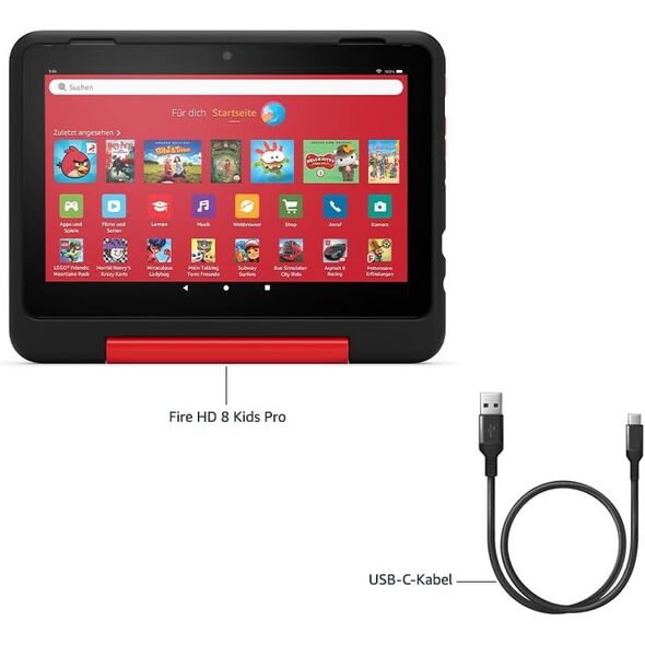 Amazon Fire HD 8 32GB Kids Pro (2024), must/marvel avengers