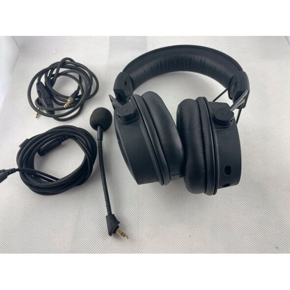 Kingston Cloud Alpha Gaming headset Refurbished 3,5 mm jack med kabel Over-ear Sort, Rød Refurbished