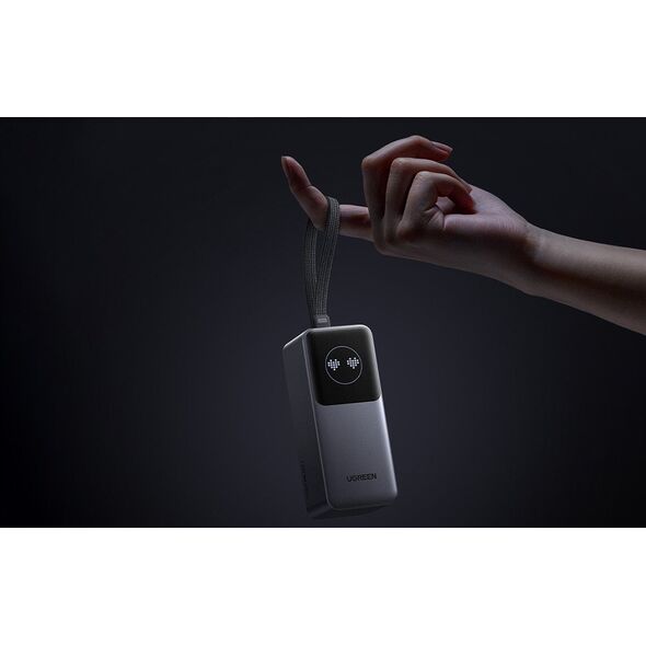 Powerbank UGREEN PB723 20000mAh USB-A, 2xUSB-C 130W szary