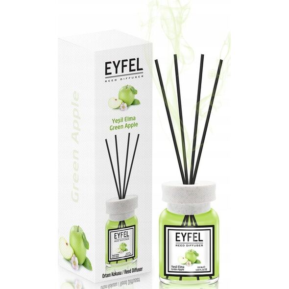 Eyfel Dyfuzor zapachowy z patyczkami Zielone Jabłko 120ml