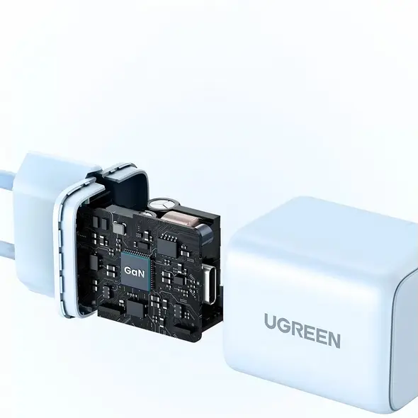Ładowarka sieciowa UGREEN X512 20W GaN USB-C niebieska