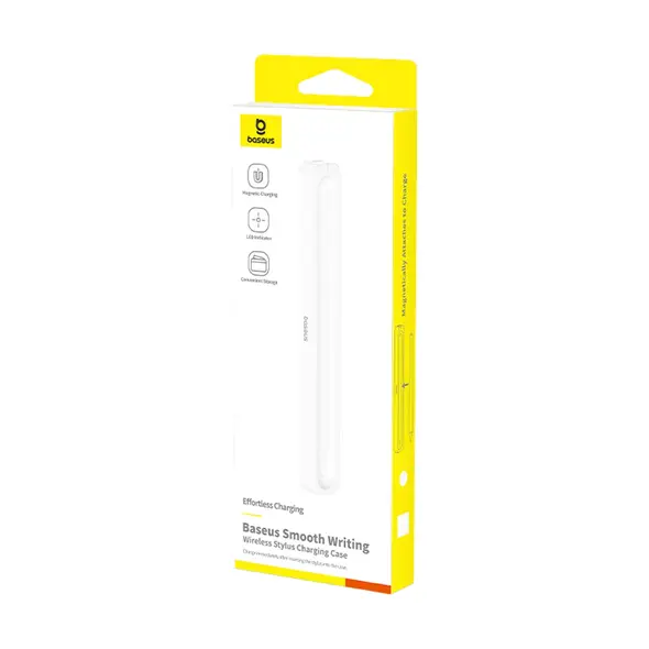 Etui ładujące do rysika Baseus Smooth Writing z kablem Baseus Simple USB-C 3A 30cm białe