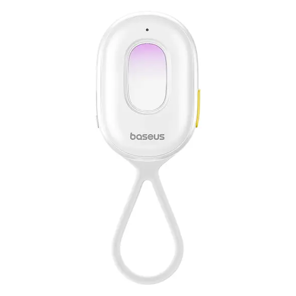 Wykrywacz ukrytych kamer Baseus Heyo Series II z alarmem i mini latarką + kabel Baseus Simple USB-A / USB-C biały