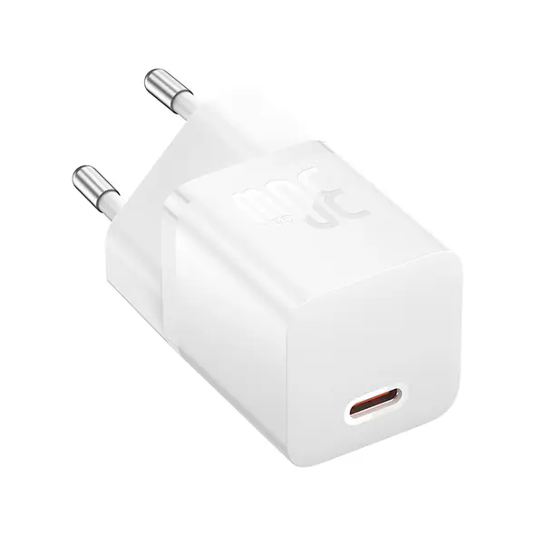 Ładowarka sieciowa Baseus GaN5 USB-C 30W biała