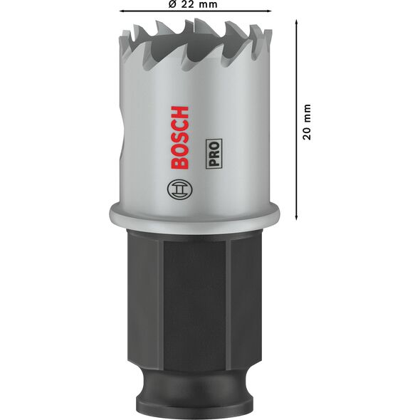 Πριόνι τρύπας BOSCH 22mm