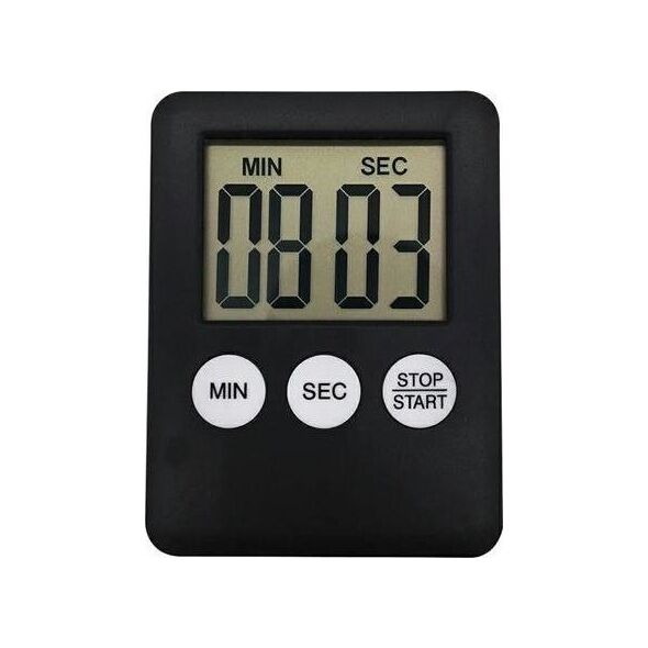 Home Appliances AG674 MINUTNIK KUCHENNY Z MAGNESEM LCD CZARNY