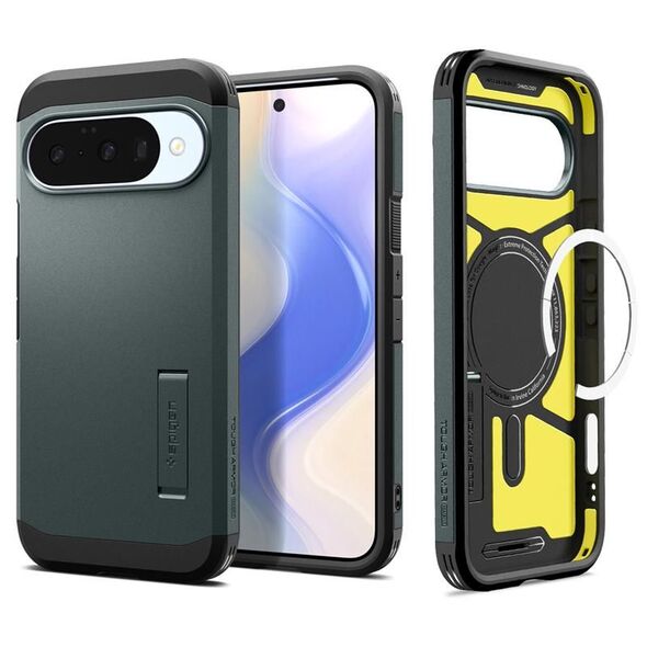 Spigen Tough Armor MagSafe, abyss green - Google Pixel 10 Pro/Pixel 10