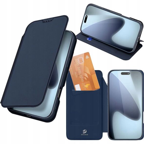 DUX DUCIS kabura SKIN PRO do IPHONE 17 PRO niebieska