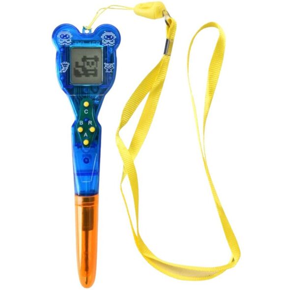 Gra Elektroniczna Z Długopisem 168w1 Smycz Pomarańczowo-Niebieska