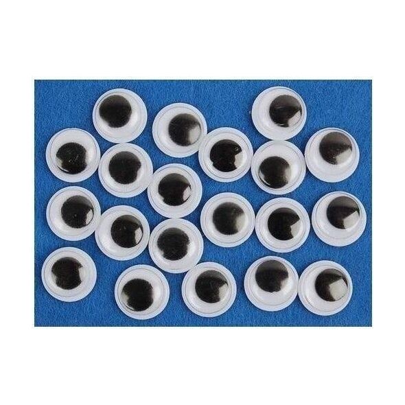 FANDY Ruchome oczka owal 20mm 12szt