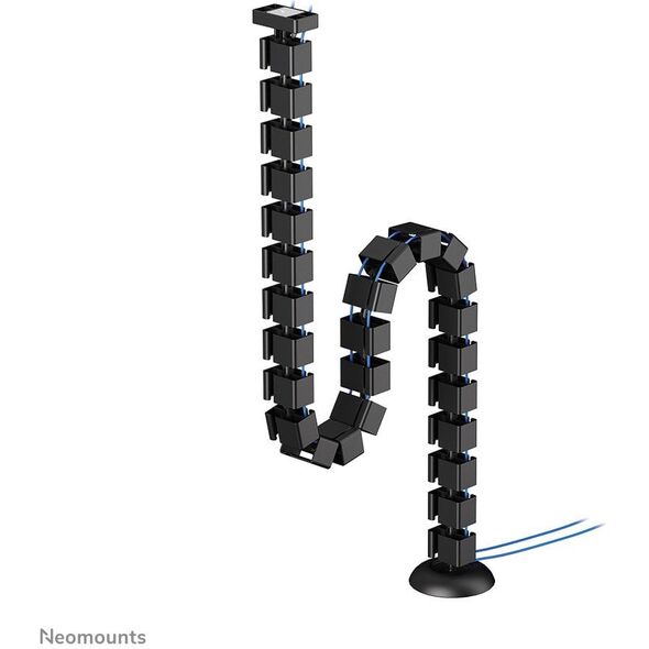 NEOMOUNTS Cable Spine Organizer for sit/stand desk frames magnet mounted black