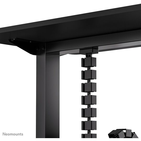 NEOMOUNTS Cable Spine Organizer for sit/stand desk frames magnet mounted black
