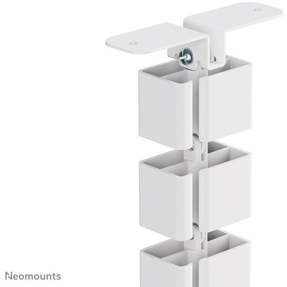 NEOMOUNTS Magnetic Cable Cover for sit/stand desk frames screw mounted magnetic channel white