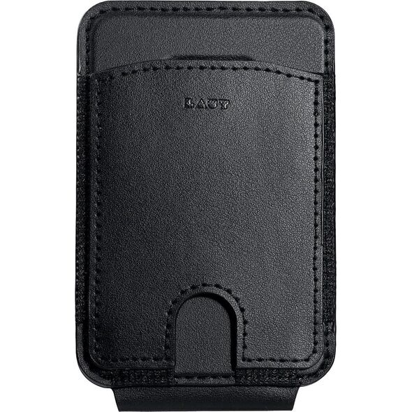 LAUT MAGADD Card Wallet Black MagSafe with stand function
