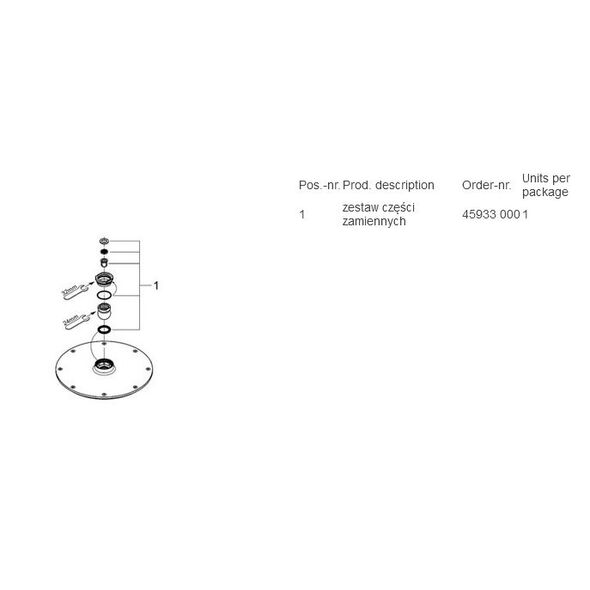 Deszczownica Grohe Rainshower Modern 1-funkcyjna chrom (28368000)