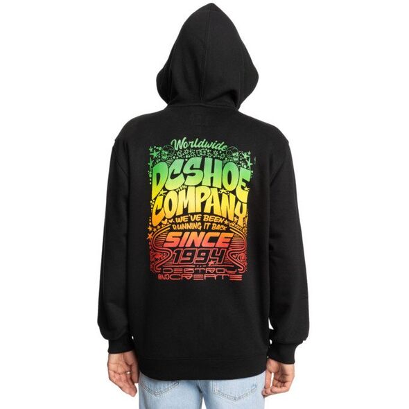 DC Hot Box Zip Hoodie ADYSF03146-KVJ0 Czarne L